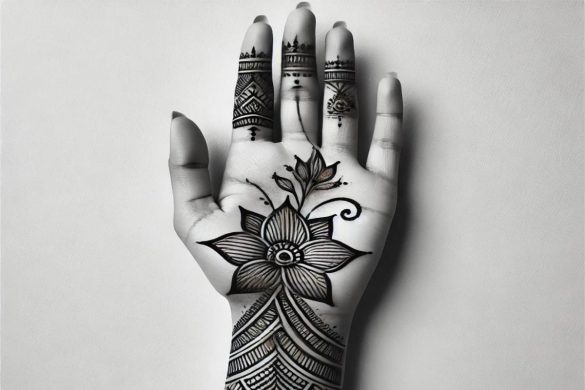 simple mehndi design new front hand